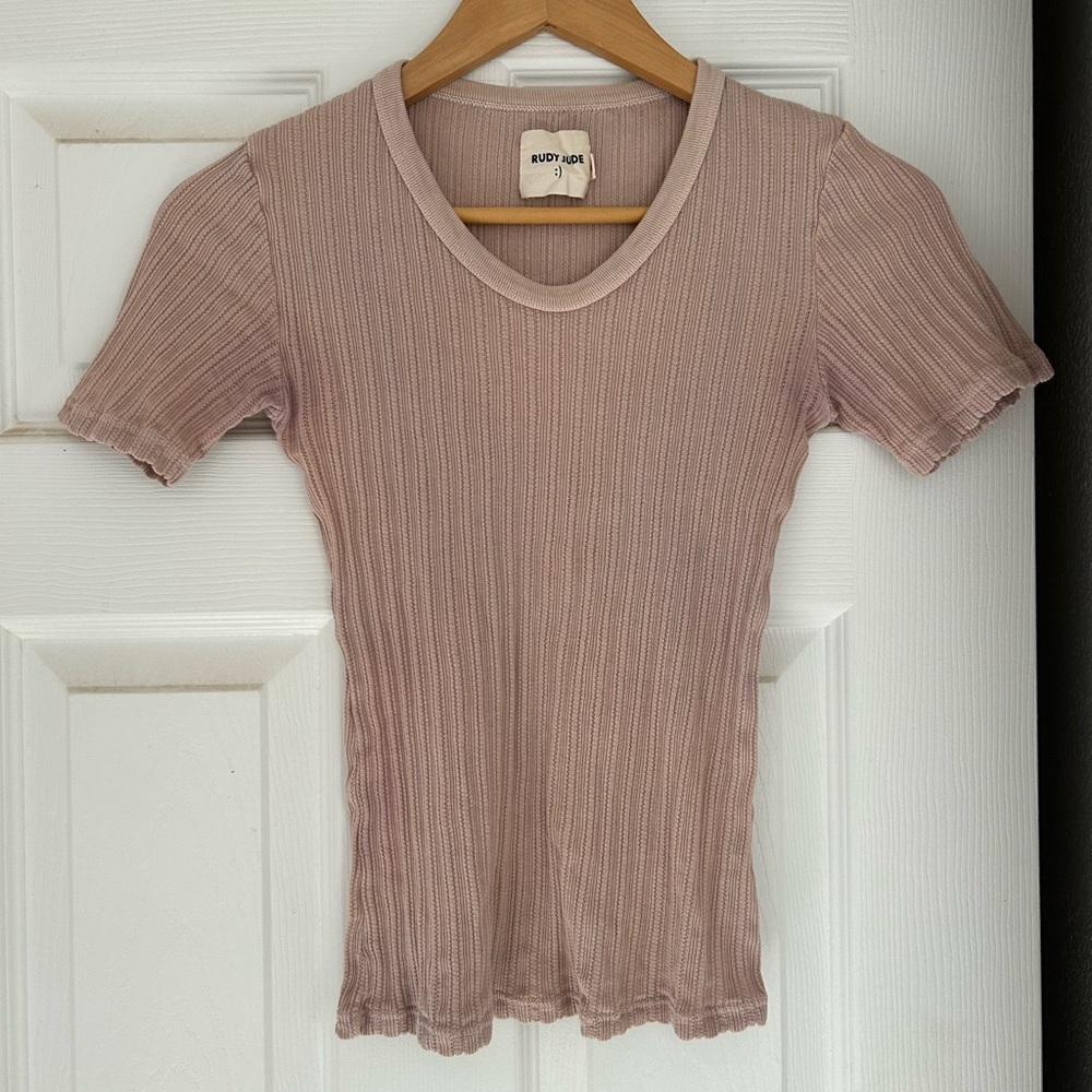 Rudy Jude pointelle tee